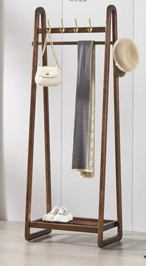 Drabužių kabykla MN 03-60, 168 cm, ruda sp.