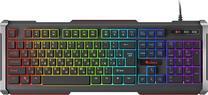 Vadu spēļu tastatūra Natec RHOD 400, EN/RU, melna krās.