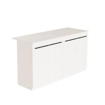 Baro stalas Kalune Design OR1-W, balta sp., 160 cm x 60 cm x 90 cm