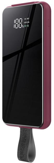 Nešiojamas įkroviklis (Power bank) Remax Qi, 10000 mAh, raudona sp.