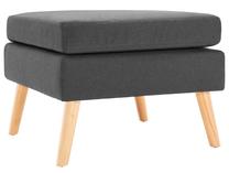 Pufas VLX Footstool 288734, tamsiai pilka sp., 54 cm x 54 cm x 43.5 cm