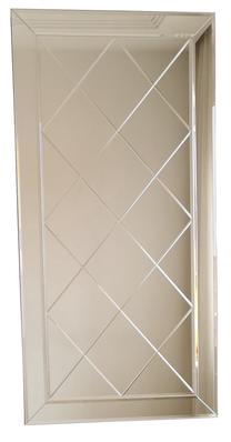 Veidrodis Kalune Design A306D, kabinamas, 65 cm x 130 cm, sidabro sp.