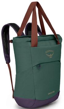 Turistinė kuprinė Osprey Daylite Tote Pack, tamsiai žalia sp./violetinė sp., 20 l