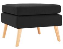 Pufas VLX Footstool 288742, juoda sp., 54 cm x 54 cm x 43.5 cm