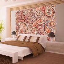 Fototapete Artgeist Oriental Note - Background With Mix Of Colorful Ornaments In Retro Style XLFTNT1230, 193 cm x 250 cm