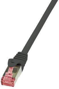 Провод Logilink CAT 6 S/FTP RJ-45 8P8C, RJ-45 8P8C, 2 м, черный цв.