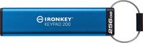 USB-накопитель Kingston IronKey Keypad 200, синий цв., 256 GB