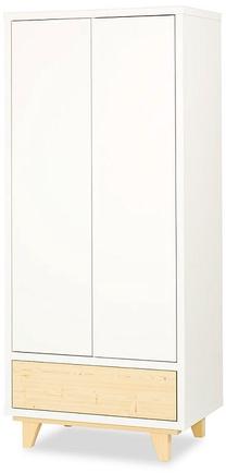 Spinta LittleSky Lydia, balta sp./pušies sp, 80 cm x 50 cm x 181 cm