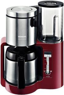 Кофемашина с фильтром Siemens TC86504, красный цв.