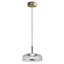 Valgusti rippuv ML1044 ML1044, LED, 4000 °K, 1 x 6 W, läbipaistev v. / kuldne v.