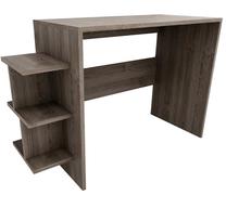 Rašomasis stalas su lentyna Kalune Design Sky 550ARN1148, 109.6 cm x 109.6 cm, 71.8 cm, riešuto sp.