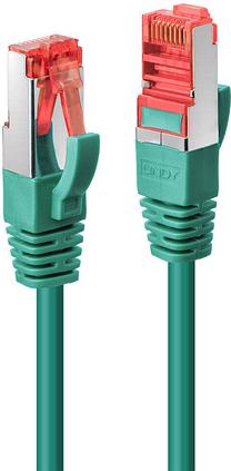 Сетевой кабель Lindy Cat.6 S/FTP 27AWG RJ-45, RJ-45, 10 м, зеленый цв.