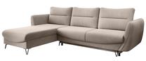 Kampinė sofa Silva Sola 18, šviesiai ruda sp., kairinė, 201 x 276 cm x 100 cm