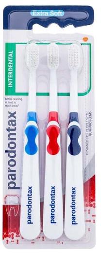 Dantų šepetėlis Parodontax Interdental Extra Soft, įvairių spalvų