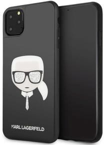 Telefona vāciņš Karl Lagerfeld, melna krās., Apple