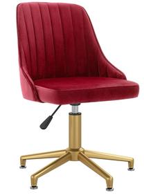 Valgomojo kėdė VLX 330805, raudona sp., 56 cm x 51 cm x 82 - 94 cm