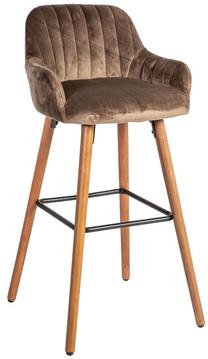 Baro kėdė Home4you 26505, ruda, 52 cm x 48 cm x 97 cm