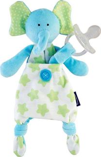 Mīļlupatiņa, zilonis Chicco Pocket Friend, zila krās./balta krās./zaļa krās.