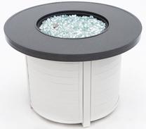 Lauko stalas, baltas/juodas