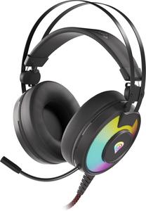 Vadu austiņas Genesis Neon 600 RGB, melna krās.