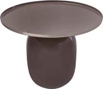 Kavos staliukas Kayoom Art Deco 525, sidabro sp./pilka sp., 51 cm x 51 cm x 40.5 cm