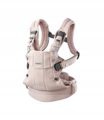 Ķengursoma BabyBjorn Harmony Woven, rozā krās.