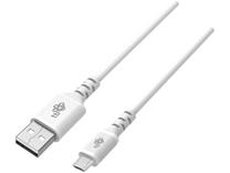 Kabelis TB Micro USB, Micro USB 2.0 Type B/1 x USB Type-A, 100 cm, balta sp.