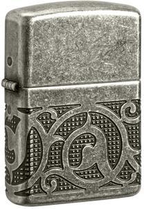 Šķiltava Zippo Armor Pattern Design 49290, sudraba krās.