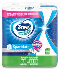 Popierinis rankšluostis Zewa W&W SPARBLATT, 2 sl, 4 vnt.