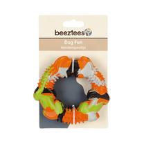 Žaislas šuniui, universalus Beeztees, 12 cm, balta sp./žalia sp./oranžinė sp.