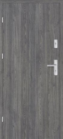Дверь Graphite Herse Set 32DB G845, правосторонняя, графитовый цв., 203 x 84.5 x 4.5 см