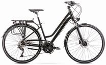 Velosipēds tūristu Romet, 28 ", 19" rāmis, melna krās.