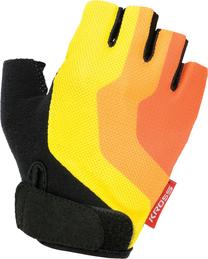 Перчатки Kross Roamer Lady, черный цв./желтый цв./oранжевый цв., M