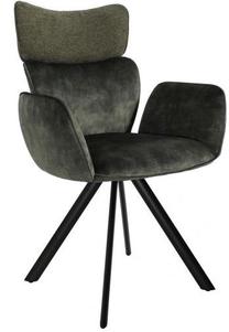 Valgomojo kėdė Home4you Eddy 10333, žalia sp., 63 cm x 55 cm x 89 cm