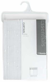 Dienas aizkari Homla B2 Essentials Jacquard 717680, balta krās., 140 cm x 250 cm