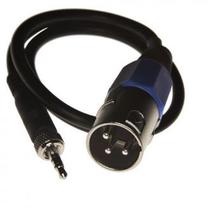 Kabelis Sennheiser CL 100 3.5 mm male, XLR male, 0.6 m, melna krās.
