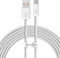 Vads Baseus Dynamic Series CALD000702 USB Type-A, USB Type-C, 2 m, balta krās.