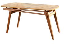 Stalas Kalune Design Palace, ruda sp., 80 cm x 160 cm x 75 cm