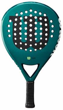 Padel tenisa rakete Wilson V3, zaļa krās.