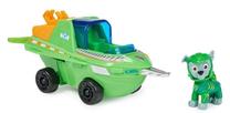 Автомобиль с фигурой Spin Master Paw Patrol Aqua Theamed Rocky 6066142, зеленый цв.