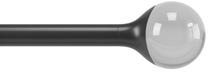 Lubinis užuolaidų bėgelis Mark Orba Umbra, 183 - 365 cm, juoda sp.