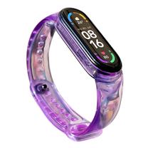 Dirželis Hurtel, Xiaomi Mi Band 4/3, violetinė sp.
