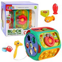 Развивающий кубик Lean Toys 8in1 Block, многоцветный