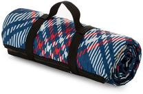 Stovyklavimo kilimėlis KP-02, mėlyna sp./balta sp./raudona sp., 145 x 130 cm