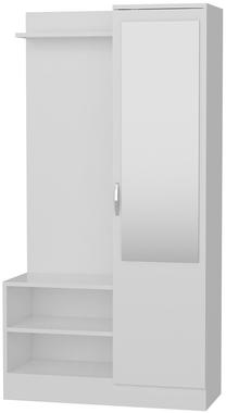 Prieškambario baldų komplektas Kalune Design Dafne, balta sp.