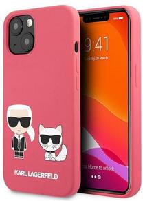 Telefono dėklas Karl Lagerfeld Karl & Choupettet, rožinė sp., Apple