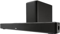Soundbar sistēma Denon, melna krās.