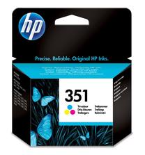 Spausdintuvo kasetė HP 351 Tri-Colour, įvairių spalvų, 4 ml