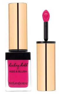Lūpų dažai Yves Saint Laurent Baby Doll Kiss & Blush, 01 fuchsia désinvolte