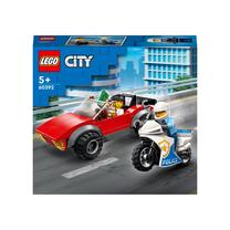 Konstruktorius LEGO® City Policijos motociklo ir automobilio gaudynės 60392, 59 vnt.